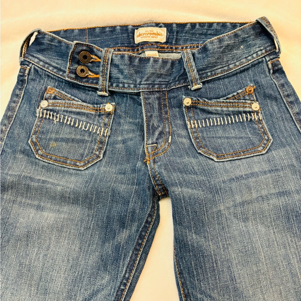 Abercrombie Authentic Vintage Girl (Juniors) Flared Stretch 12 Slim EUC the 90’s - Picture 3 of 10